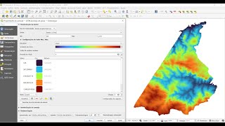 Videoaula 32 Mosaico recorte reprojeção e alteração de simbologia de dado raster no QGIS [upl. by Adelina473]