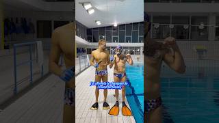 JE ME FAIS DRIBBLER PAR LE CHAMPION DE FRANCE DE HOCKEY SUBAQUATIQUE  shortvideo waterslide job [upl. by Aicirtel57]