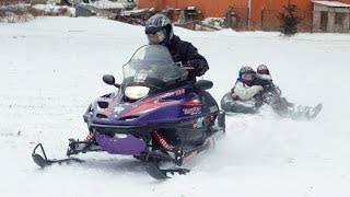 Carbogganing  Tobogganing Behind A Car [upl. by Mrots]