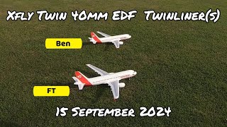 FT Flying Session 14  A right Pair of  Twinliners  Flight 2  15 Sept 2024 [upl. by Galvan]