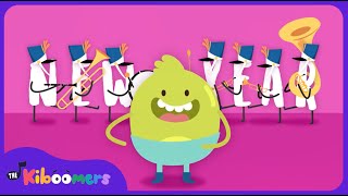 The New Year Is Marching In  The Kiboomers Preschool Songs amp Nursery Rhymes for Holidays amp Seasons [upl. by Nyladgam]