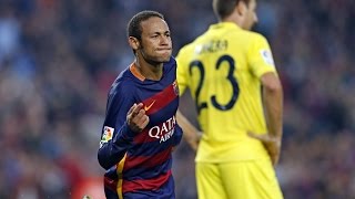 Neymar’s wonder goal against Villarreal  Puskas Award candidate 2016 [upl. by Groark205]