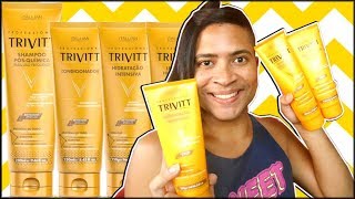 RESENHA  HIDRATAÇÃO INTENSIVA TRIVITT  KIT MANUTENÇÃO ITALLIAN HAIRTECH [upl. by Kevyn]