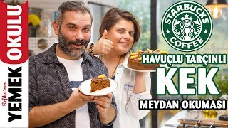 Starbucks Havuçlu Kek Challenge Meydan Okuması  Havuçlu Tarçınlı Kek Tarifi [upl. by Niabi]