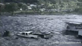 Tsunami in American Samoa  Wave Coming Ashore [upl. by Ennaylil]