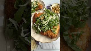 This Chicken Milanese with Caesar Salad is all around chicken recipe fooddolls [upl. by Natalee135]