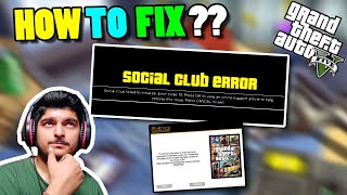 How to fix Social Club CODE 16 Error in GTA 5  Social club Fatal Error FIX in GTA 5 [upl. by Edwine]