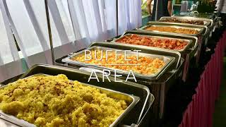 Catering Services buffet set up amp Menu plating [upl. by Doralynn]