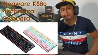 Gigaware K880 Mechanical Keyboard [upl. by Animlehliw]