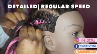 BEST Beginner Feed in Braid Tutorial EVEERRRRR  REGULAR SPEED [upl. by Musa]