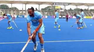 Sardar Singh Slow Motion dribble [upl. by Brina]