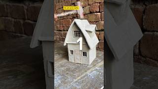 Destroying little clay house😭🏠 clayhouse diy craft vkartandcrafts [upl. by Beaver888]