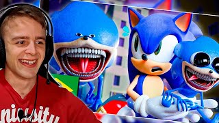 React O BEBÊ SONIC TAPES – Reagindo The Sonic Tapes Animação  Hornstromp BR [upl. by Anaik703]