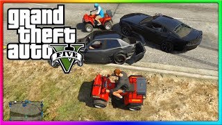 GTA 5 Online  SideArms Dream Weird Car Glitch and other Funny Moments GTA Online [upl. by Callie]