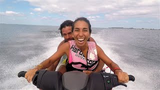 Ep263 Jetskiing Action ⚡Sailing Grand Cayman [upl. by Aire]