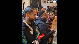 Dave East outside at MAINO HUSSLE HARD album release party in NYC wit REDGINO [upl. by Iba]