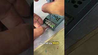 If you want to make corner connections for LED strips electrician electricaltech [upl. by Zolly]