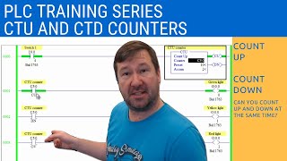 RsLogix 500 Counters  CTU and CTD Count Up and Count Down Counter [upl. by Kotto]