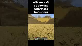 Ai Minecraft be cooking with these transitions minecraft ai [upl. by Zurn291]