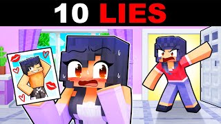 10 LIES about APHMAU in Minecraft [upl. by Montagna950]