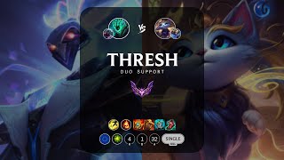 Thresh Support vs Yuumi  EUW Master Patch 1324 [upl. by Eilatan]