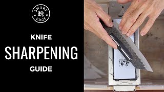 How To Sharpen a Kitchen Knife  Beginners Guide to Knife Sharpening [upl. by Ranzini547]