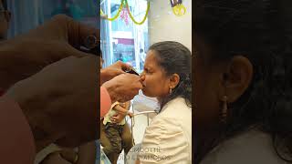 Nose piercing 🥰 muvattupuzha grand centre mall 🤩 [upl. by Campney]