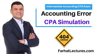 Accounting Error CPA simulation [upl. by Razaile350]