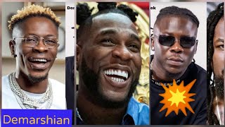 Breaking News 💥 Burna Boy Sends Message to Shatta Wale Stonebwoy and Ghana Music Industry in London [upl. by Kort]