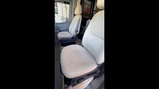 Katzkin Custom 2016 Mercedes Sprinter Leather Seats sprintervan [upl. by Annadroj914]