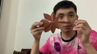 Make a Brown Leaf with New Style  Origami Paper 2024 [upl. by Schnapp872]