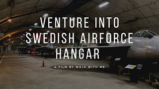 Worlds Oldest Underground Airforce Base with Swedish Aircrafts 4K [upl. by Havot]