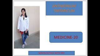 ANTIMONIUM TARTARICUM Homeopathy Medicinein hindi by Premwati Yadav [upl. by Yerahcaz625]