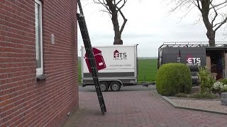 Isoleren spouwmuur door ETS met Knauf Supafil [upl. by Anoif]