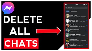 How To Delete All Facebook Messenger Chats in One Click 2024 [upl. by Wise]