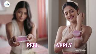 Veet Wax Strip Challenge  Better Way To Wax  English [upl. by Queen]