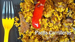 Paella de Carrilleras y Pimientos ¡Las Mejores Paellas para Otoño [upl. by Annalise34]