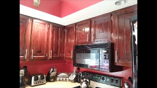 Refinished Kitchen Cabinets 7 years later [upl. by Refeinnej688]