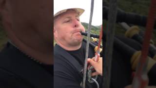 Extreme bagpipes Durness [upl. by Llehcam]