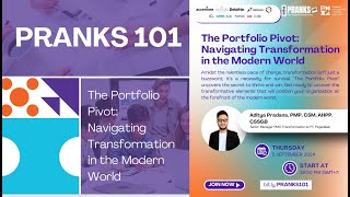 PRANKS 101 Aditya Pradana The Portfolio Pivot Navigating Transformation in the Modern World [upl. by Yeleak719]