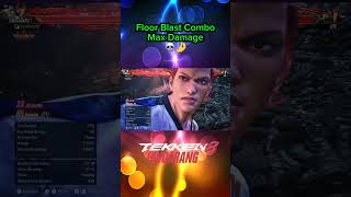 💀damage nya bikin dag dig dug wak🔥🔥 subscribe shorts hwoarang tekken8 [upl. by Hayifas]