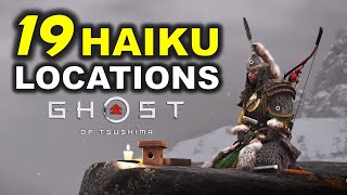 All 19 Haikus Location  Ghost of Tsushima Collectibles Guide [upl. by Pylle634]