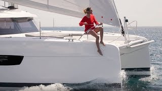 New 45  Fountaine Pajot Sailing Catamarans  Video Clip [upl. by Sello]