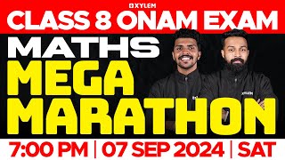 Class 8  Maths  Mega Marathon  Xylem Class 8 [upl. by Noah]