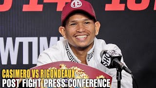 JOHN RIEL CASIMERO quotIM THE REAL MONSTER INOUE amp DONAIRE ARE SCAREDquot FULL POST FIGHT PRESSER [upl. by Greenwell964]