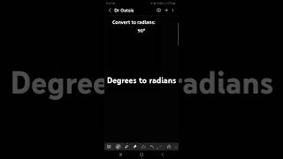 convert degrees to radians 1 maths [upl. by Inessa]