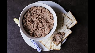 Andrew Zimmern Cooks Chopped Chicken Liver [upl. by Amador]