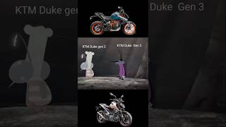 Gen 2 vs Gen 3 ktm ytshots ktmduke390 ktmduke250 ktmindia bike bikelife bikelifeworld [upl. by Cleland]