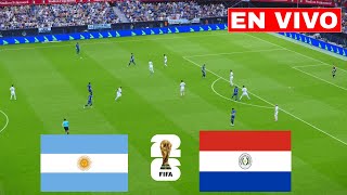 🔴 Paraguay vs Argentina EN VIVO  Eliminatorias 2024 [upl. by Annenn]