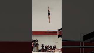 Sarah Bacons Perfect 107B Dive  Big Ten 2022 Finals Highlights diving [upl. by Aseeral344]